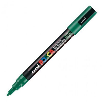 POSCA POINTE FINE 0.9-1.3MM VERT FONCE