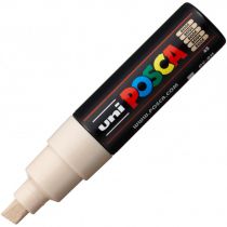 POSCA POINTE LARGE BISEAUTEE 8MM BEIGE