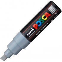 POSCA POINTE LARGE BISEAUTEE 8MM GRIS