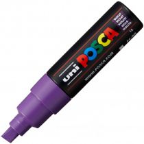 POSCA POINTE LARGE BISEAUTEE 8MM VIOLET