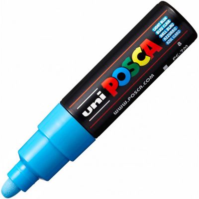 POSCA POINTE LARGE CONIQUE 4.5-5.5MM BLEU CLAIR