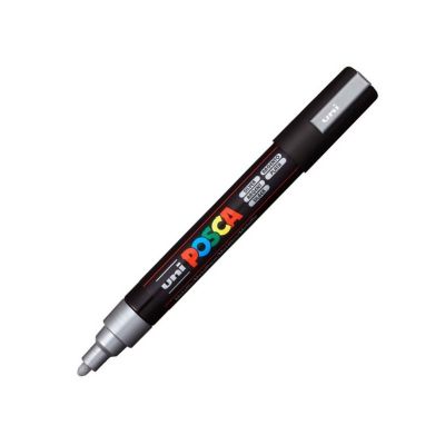 POSCA POINTE MOYENNE 1.8-2.5MM ARGENT