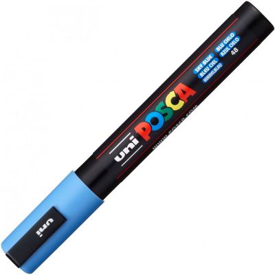 POSCA POINTE MOYENNE 1.8-2.5MM BLEU CIEL
