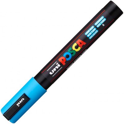 POSCA POINTE MOYENNE 1.8-2.5MM BLEU CLAIR
