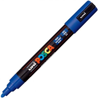 POSCA POINTE MOYENNE 1.8-2.5MM BLEU FONCE