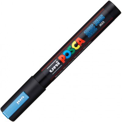 POSCA POINTE MOYENNE 1.8-2.5MM BLEU METAL