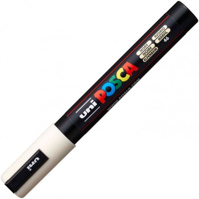 POSCA POINTE MOYENNE 1.8-2.5MM IVOIRE