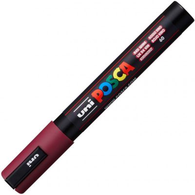 POSCA POINTE MOYENNE 1.8-2.5MM LIE DE VIN