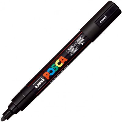 POSCA POINTE MOYENNE 1.8-2.5MM NOIR