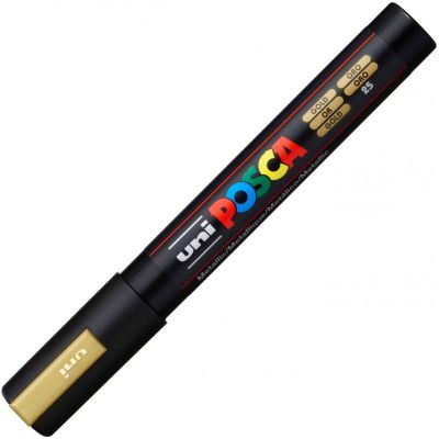 POSCA POINTE MOYENNE 1.8-2.5MM OR
