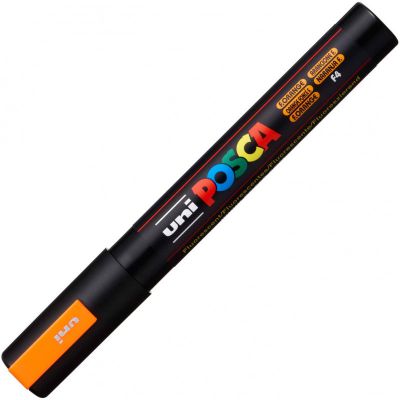 POSCA POINTE MOYENNE 1.8-2.5MM ORANGE FLUO