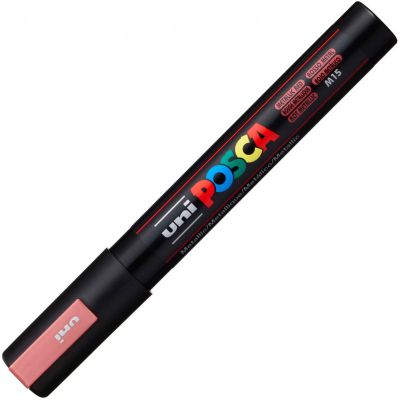 POSCA POINTE MOYENNE 1.8-2.5MM ROUGE METAL