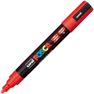 POSCA POINTE MOYENNE 1.8-2.5MM ROUGE