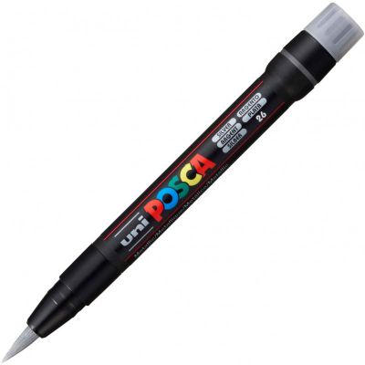 POSCA POINTE PINCEAU ARGENT