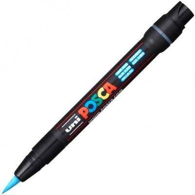 POSCA POINTE PINCEAU BLEU CLAIR