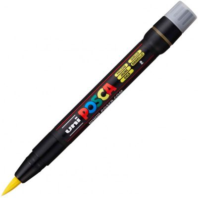 POSCA POINTE PINCEAU JAUNE