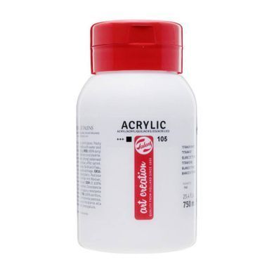 POT BLANC DE TITANE ACRYLIQUE ARTCREATION 750ML