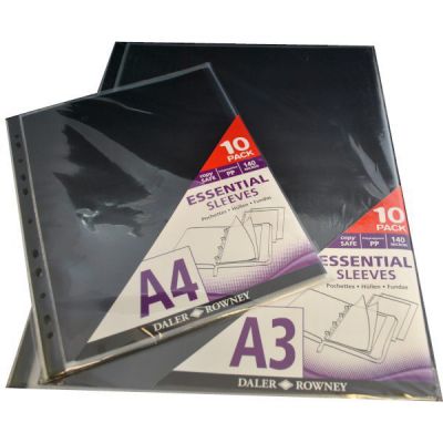 RECHARGES POUR ART CASE : 10 POCHETTES FORMAT A4