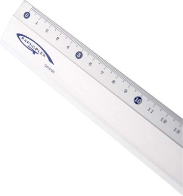 REGLE ALUMINIUM GRAPHOPLEX ANTIGLISSE 100CM
