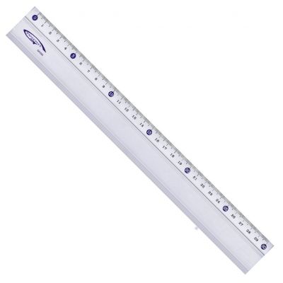 REGLE ALUMINIUM GRAPHOPLEX ANTIGLISSE 30CM