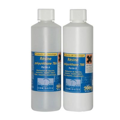 RESINE POLYURETHANE 78 A+B - 2 X 500G   - ESPRIT COMPOSITE