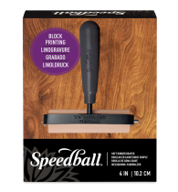 ROULEAU CAOUTCHOUC LINOGRAVURE SPEEDBALL 10,2CM
