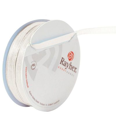 RUBAN ORGANDI 7MM BLANC
