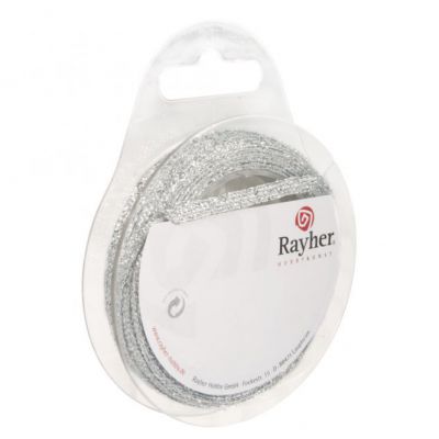 RUBAN PAILLETTE 6MM ARGENT