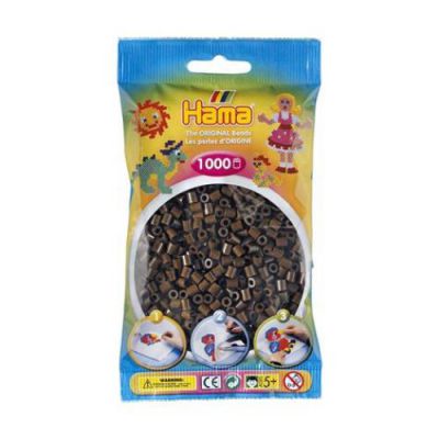 SACHET1000 PERLES MARRON