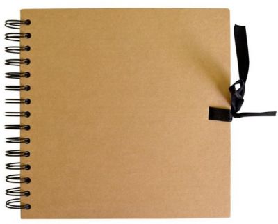 SCRAP BOOKS 20X20CM KRAFT