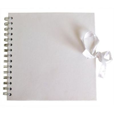 SCRAP BOOKS 30x30CM BLANC