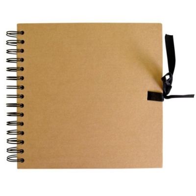 SCRAP BOOKS 30X30CM KRAFT