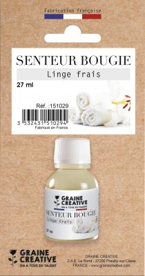 SENTEUR POUR BOUGIE LINGE FRAIS 27ML