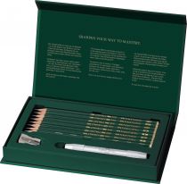 SET \ DU D&Eacute;BUTANT AU MA&Icirc;TRE\  GRAPHITE FABER CASTELL 9000
