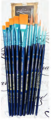 Set 10 Pinceaux Blue Line 