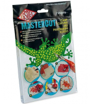 SET 2 PLAQUES DE GOMME LINO 150x200x4MM