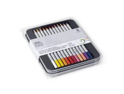 SET 24 CRAYONS COULEURS WINSOR & NEWTON