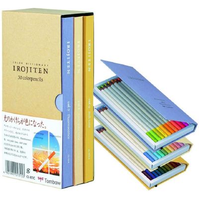 SET 30 CRAYONS DE COULEURS IROJITEN SEASCAPE