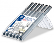 SET 4+2 GRATUIT DE FINELINER NOIR STAEDLER