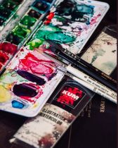 SET 4 PINCEAUX AQUARELLE KUM \ ILLUSTRATION\ 