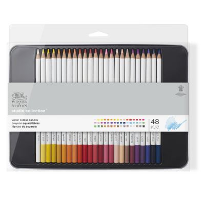 SET 48 CRAYONS AQUARELLABLES WINSOR & NEWTON