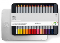 SET 48 CRAYONS COULEURS WINSOR & NEWTON