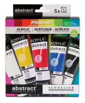 SET 5 TUBES 60ML ACRYLIQUE ABSTRACT SENNELIER