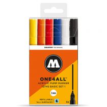 SET 6 MARKER MOLOTOW 2mm X 6