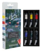 SET 6 TUBES HUILE EXTRA-FINE 10ML SENNELIER NYMPHEAS CLAUDE MONET