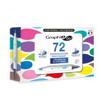 SET 72 MARQUEURS ACRYLIQUE GRAPH\'IT GO L\'INTEGRAL