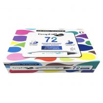 SET 72 MARQUEURS ACRYLIQUE GRAPH\'IT GO L\'INTEGRAL