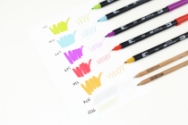 SET ABT DUAL BRUSH PEN TOMBOW CHRISTMAS KAWAII