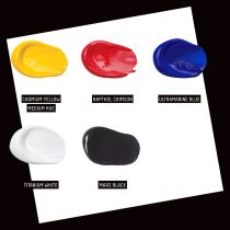 SET ACRYLIQUE BASCIS LIQUITEX PEINTURE 3D