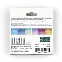 SET AQUARELLE WINSOR & NEWTON 6x5ml COULEURS GRANULANTES